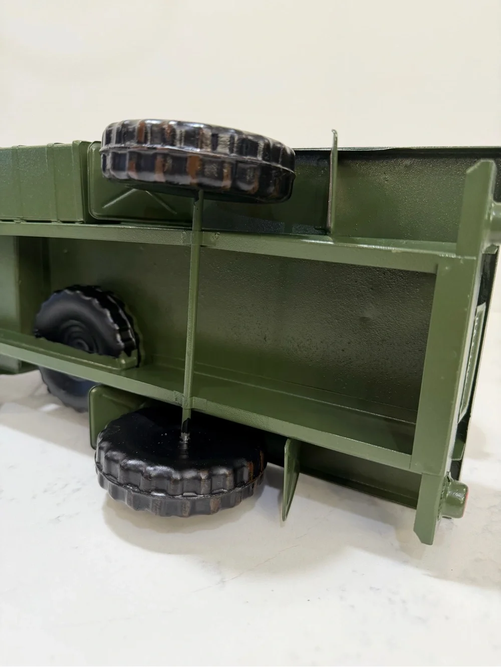 The Peacekeeper Military Truck Camouflage Metal Decanter